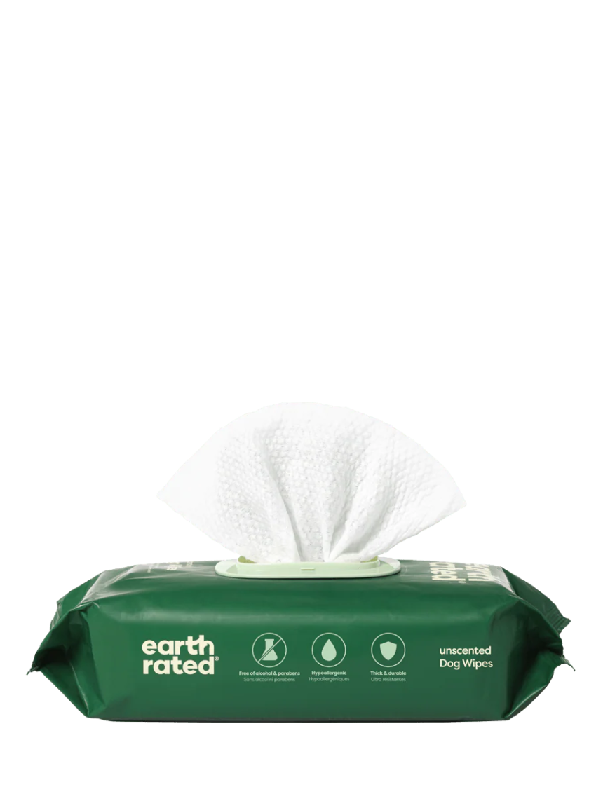 New Earth Rated Dog Grooming Wipes 60 Pack