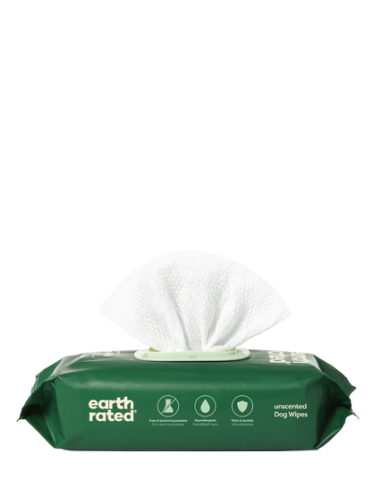 New Earth Rated Dog Grooming Wipes 60 Pack
