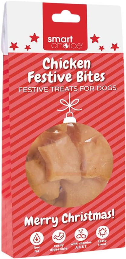 Smart Choice Chicken Festive Bite Treats 100g Sale